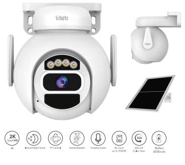 [SH-GIC-4GSP] Camera Solaire Motorisé 4MP 4G Schütz
